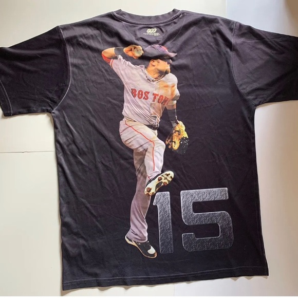 Dustin Pedroia Three60 Gear, Large, Graphite Series T-Shirt, Boston Red Sox - Picture 3 of 4